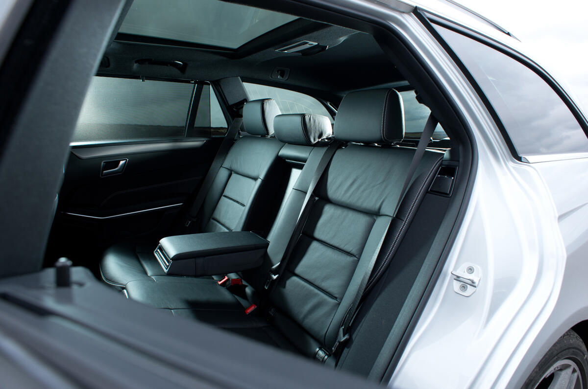 Mercedes-Benz E-Class rear seats