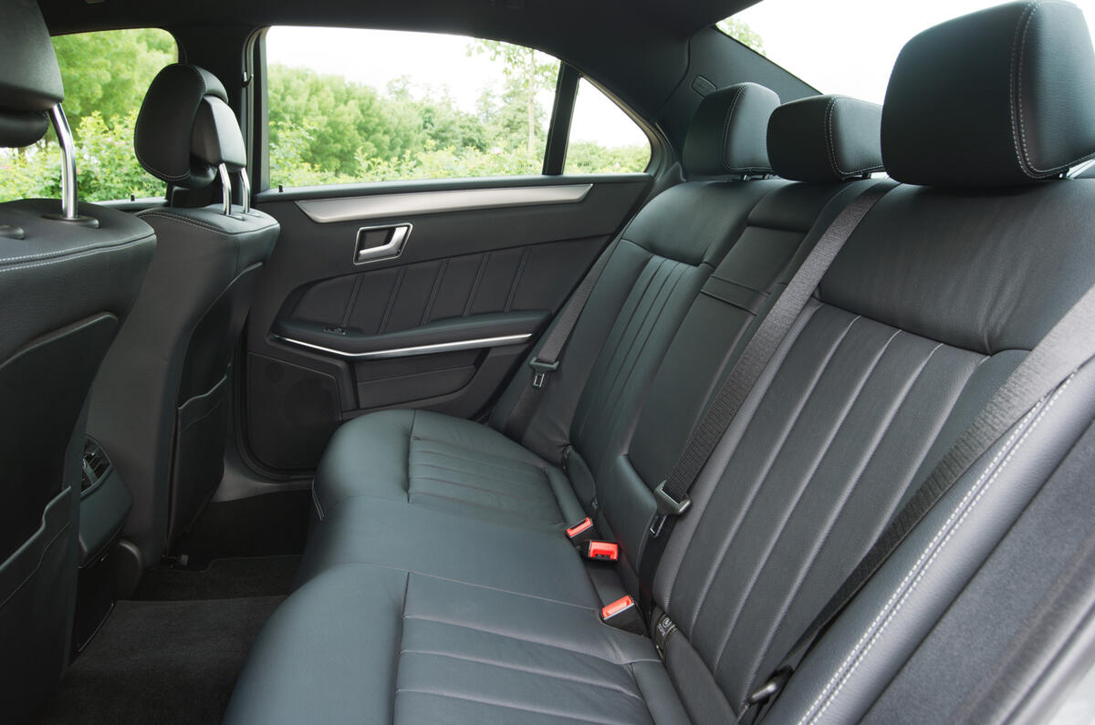 Mercedes-Benz E-Class rear seats