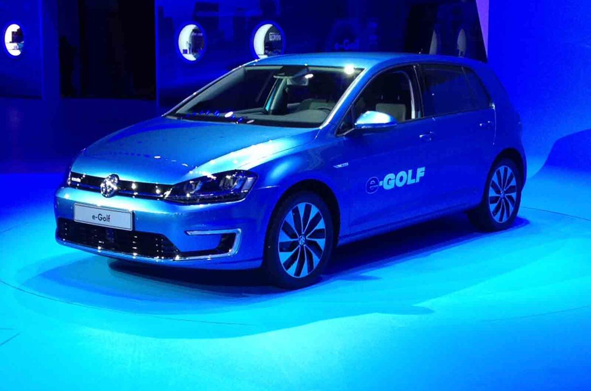 LA motor show 2013: Volkswagen e-Golf