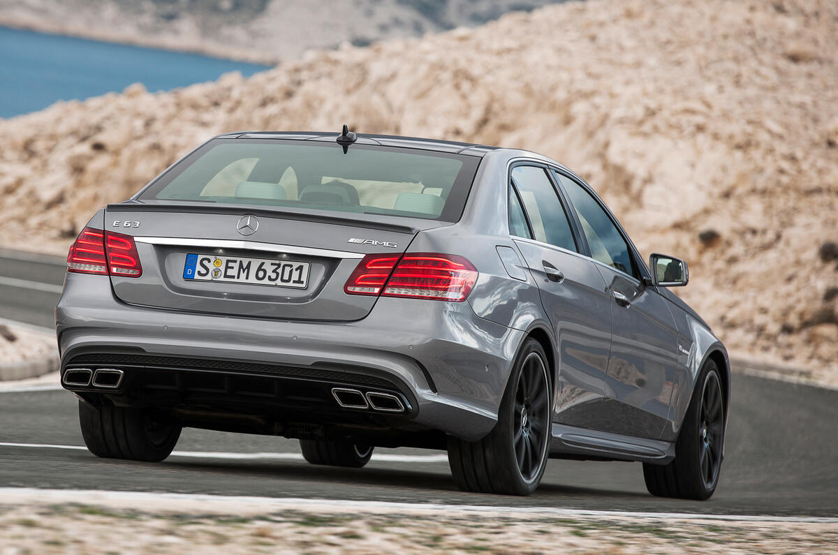 Mercedes-Benz E-Class rear cornering