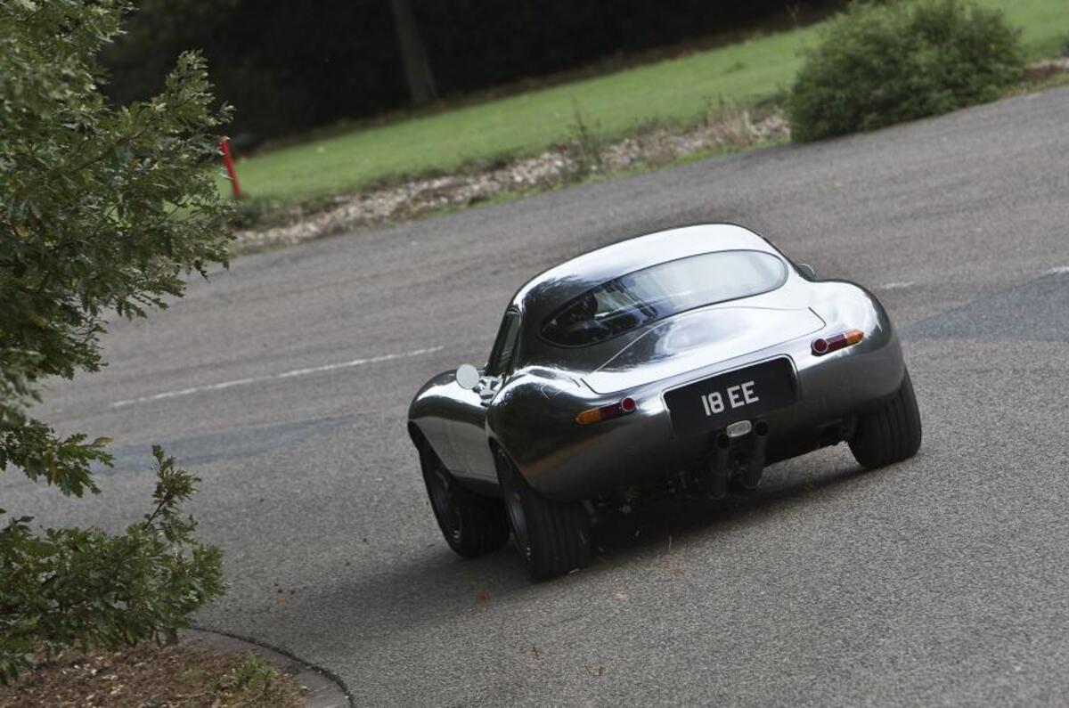 Eagle E-type GT Coupé rear cornering