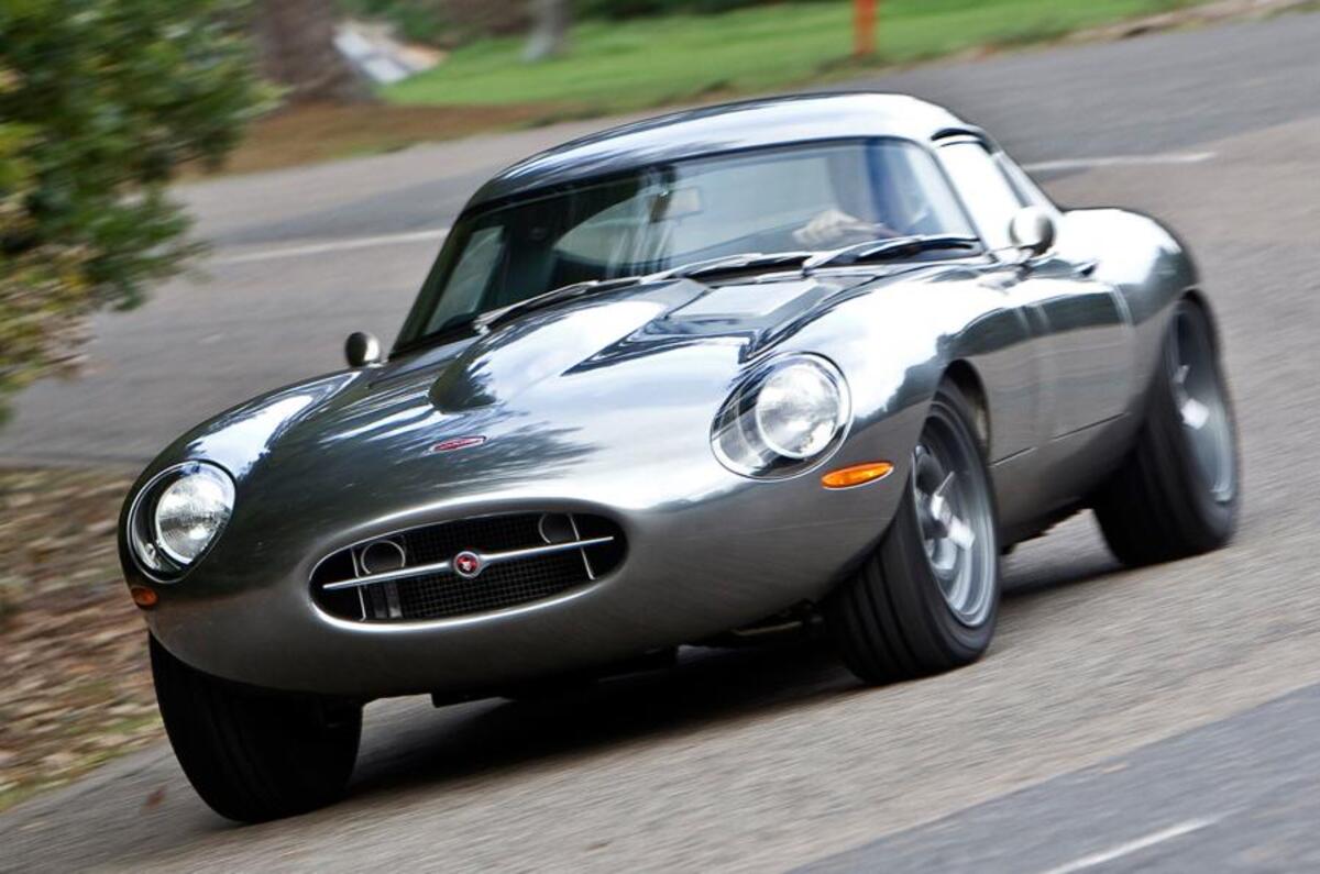 Eagle E-type GT Coupé cornering