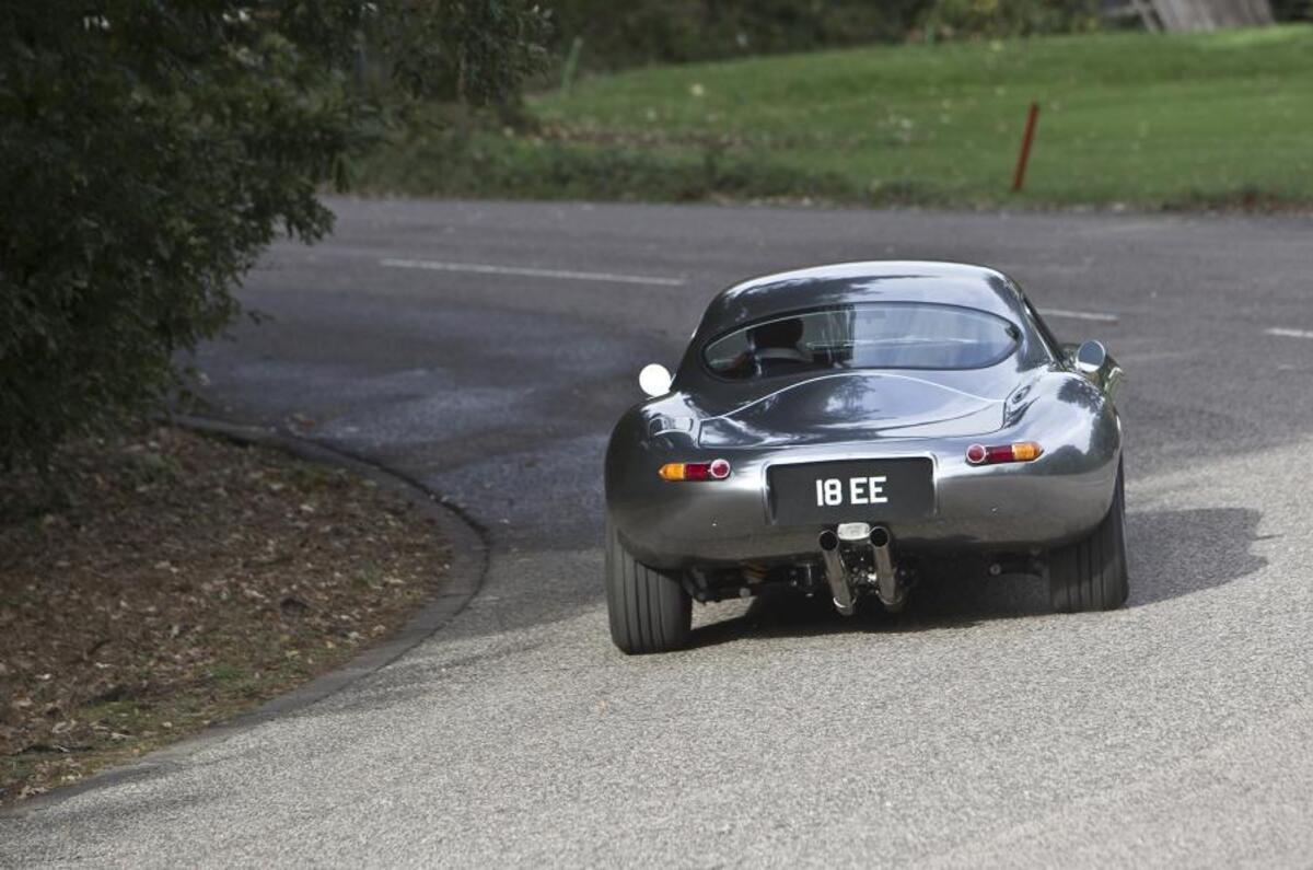 Eagle E-type GT Coupé rear cornering
