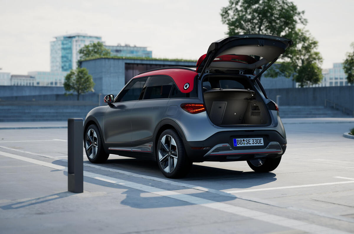 Smart #1 Brabus Open Tailgate  Smart #1 Brabus Open Tailgate