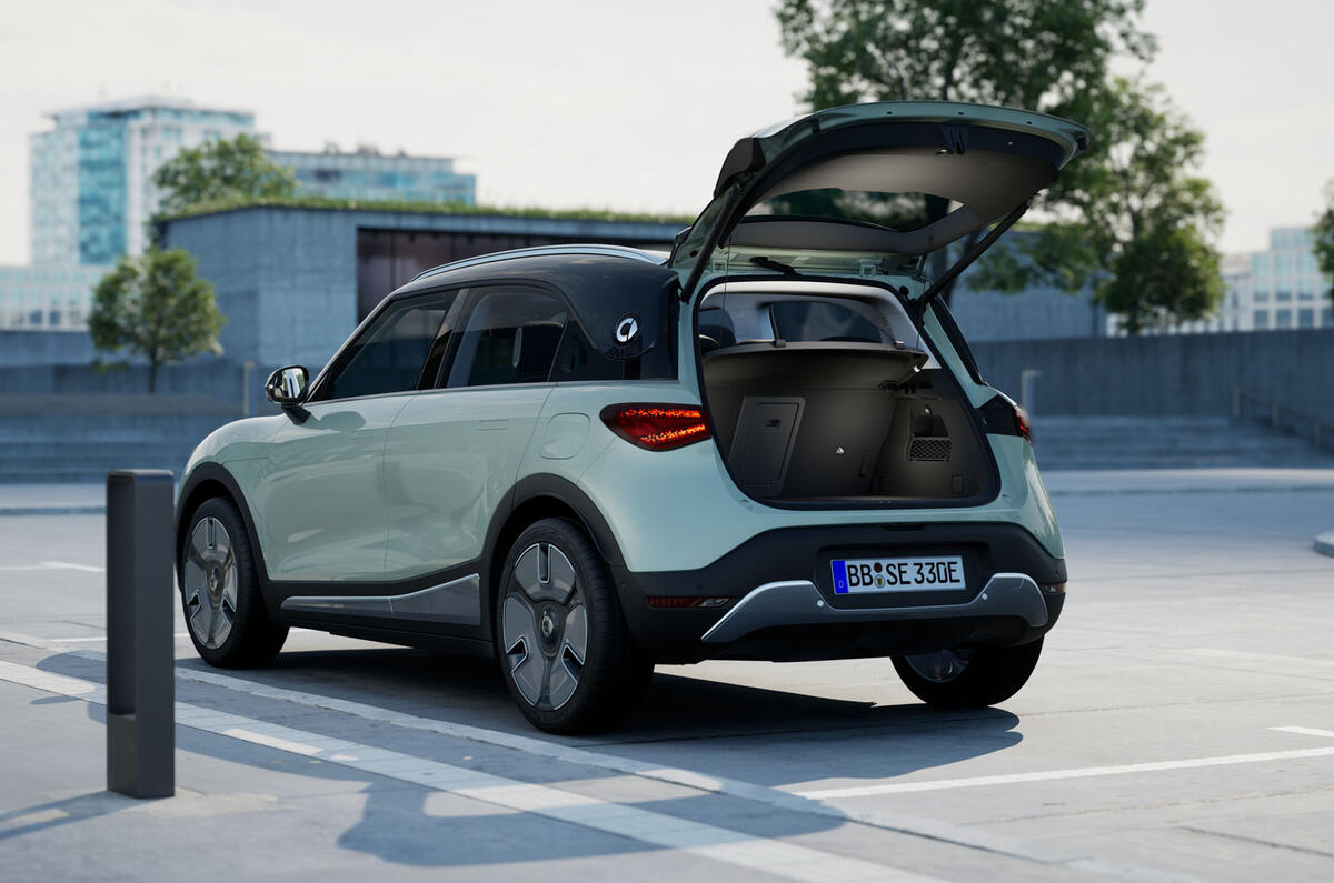 Smart #1 Premium interior boot open