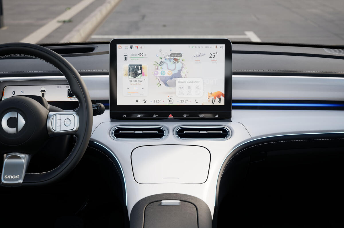 Smart #1 Premium interior infotainment