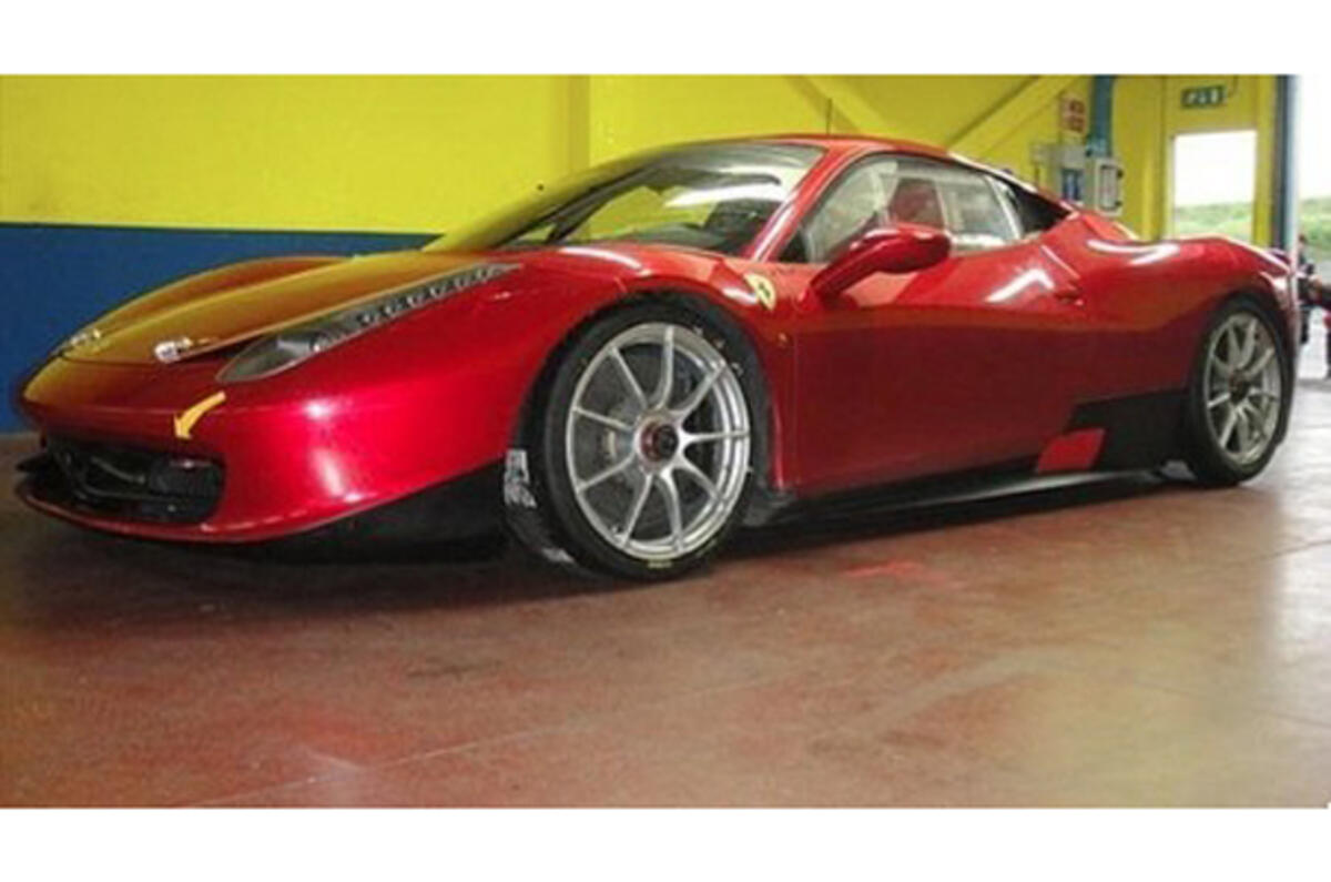Ferrari 458 Italia racer - first pics