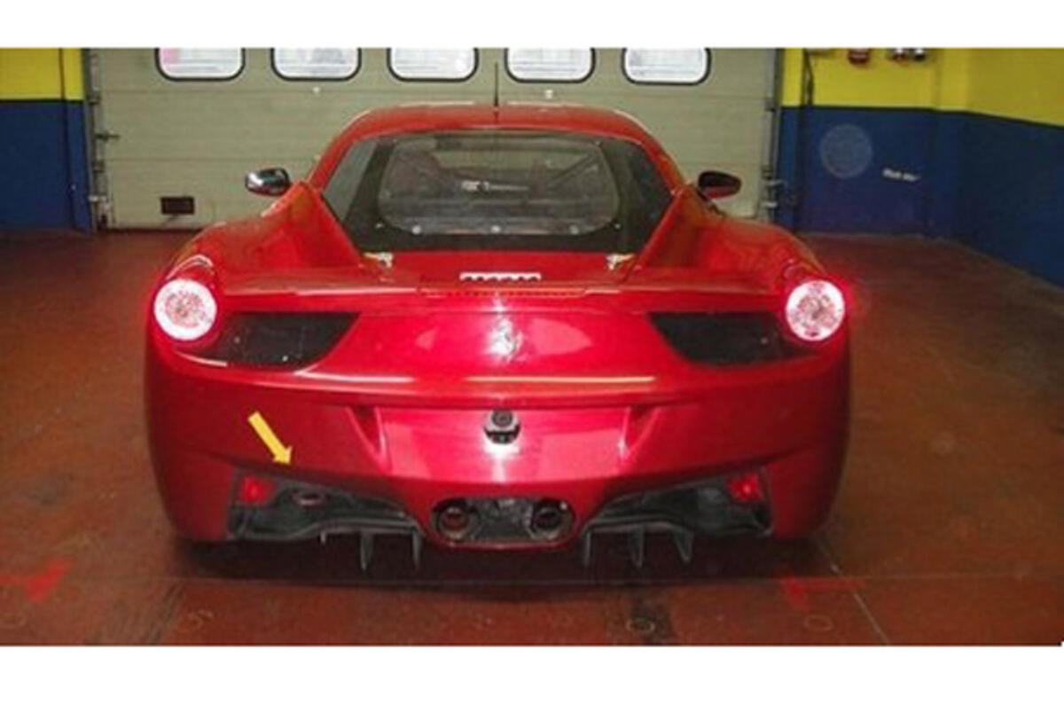 Ferrari 458 Italia racer - first pics