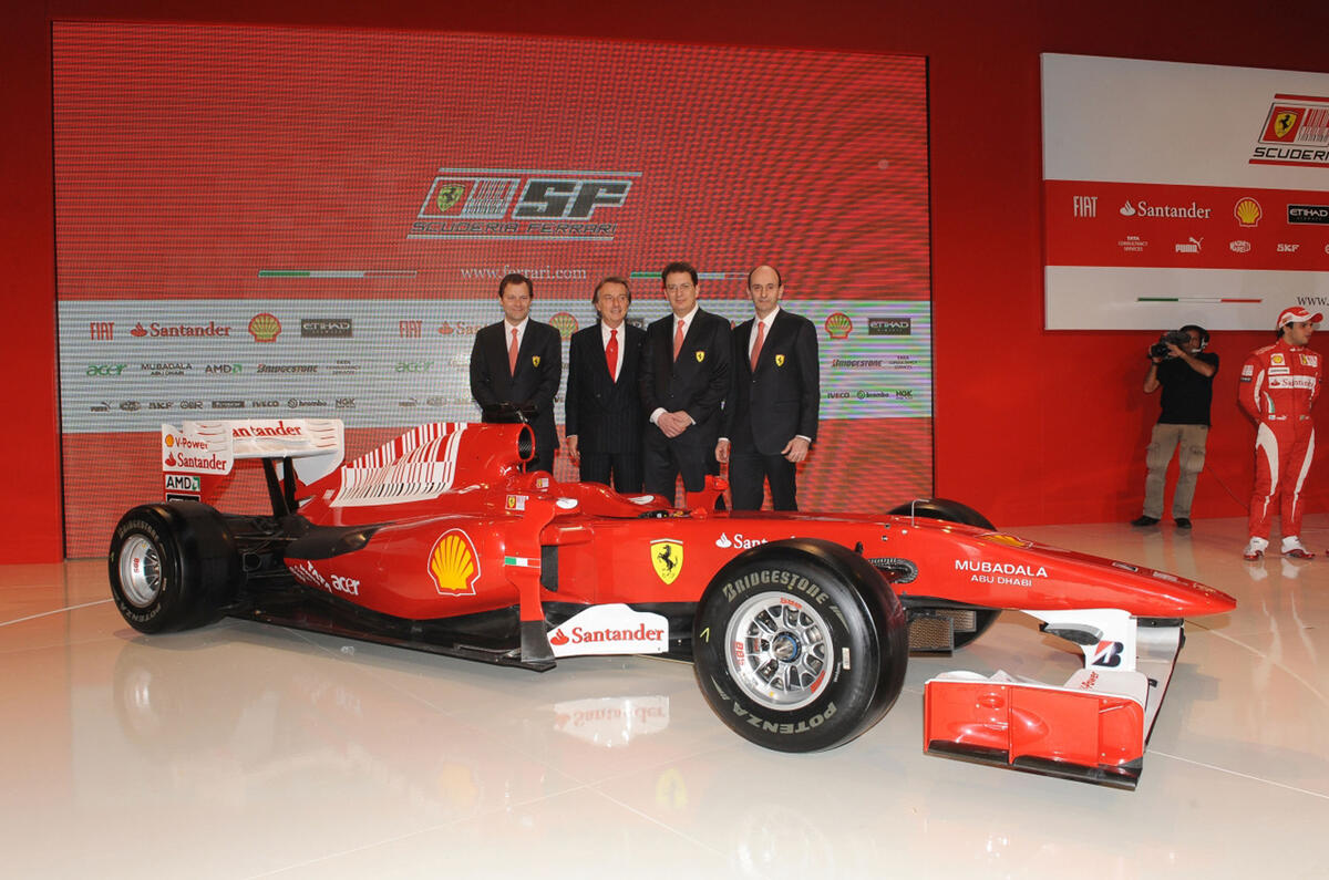 Ferrari launches 2010 F1 car