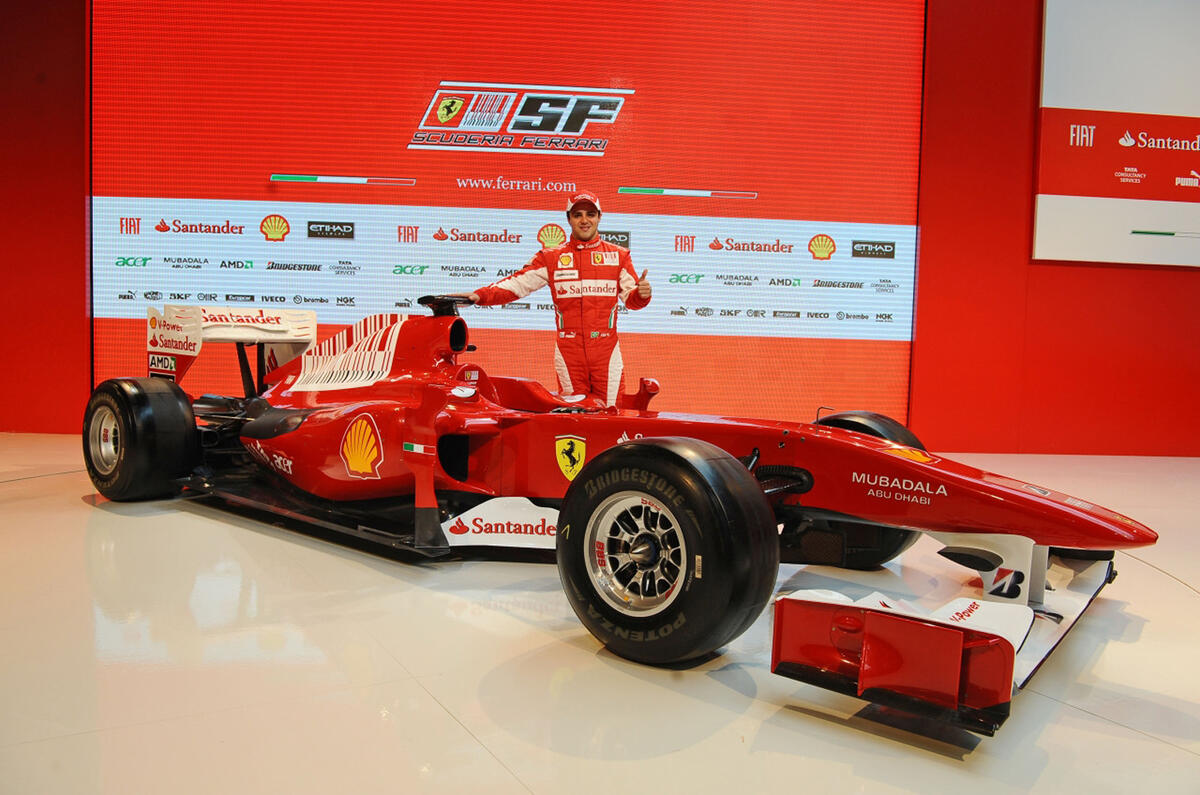 Ferrari launches 2010 F1 car