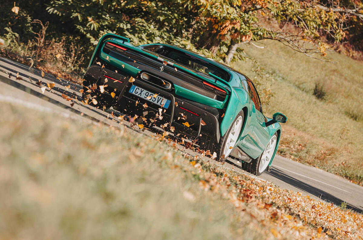 Ferrari 296 Speciale 2025 11 rear cornering Ferrari 296 Speciale 2025 11 rear cornering