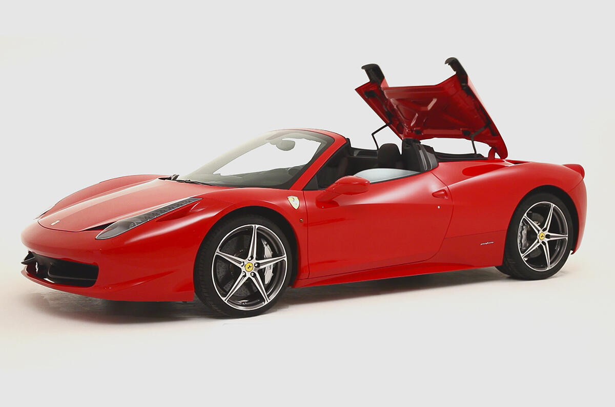 Frankfurt show: Ferrari 458 Spider