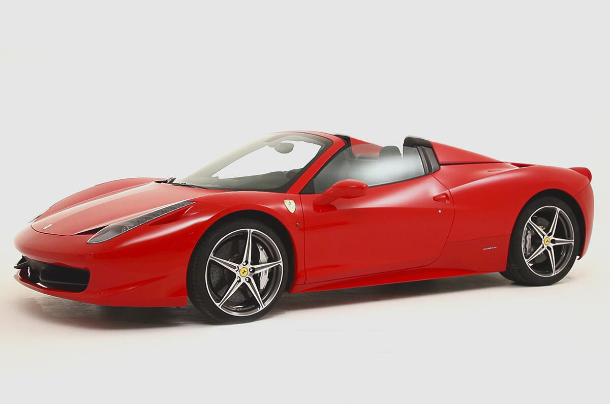 Frankfurt show: Ferrari 458 Spider