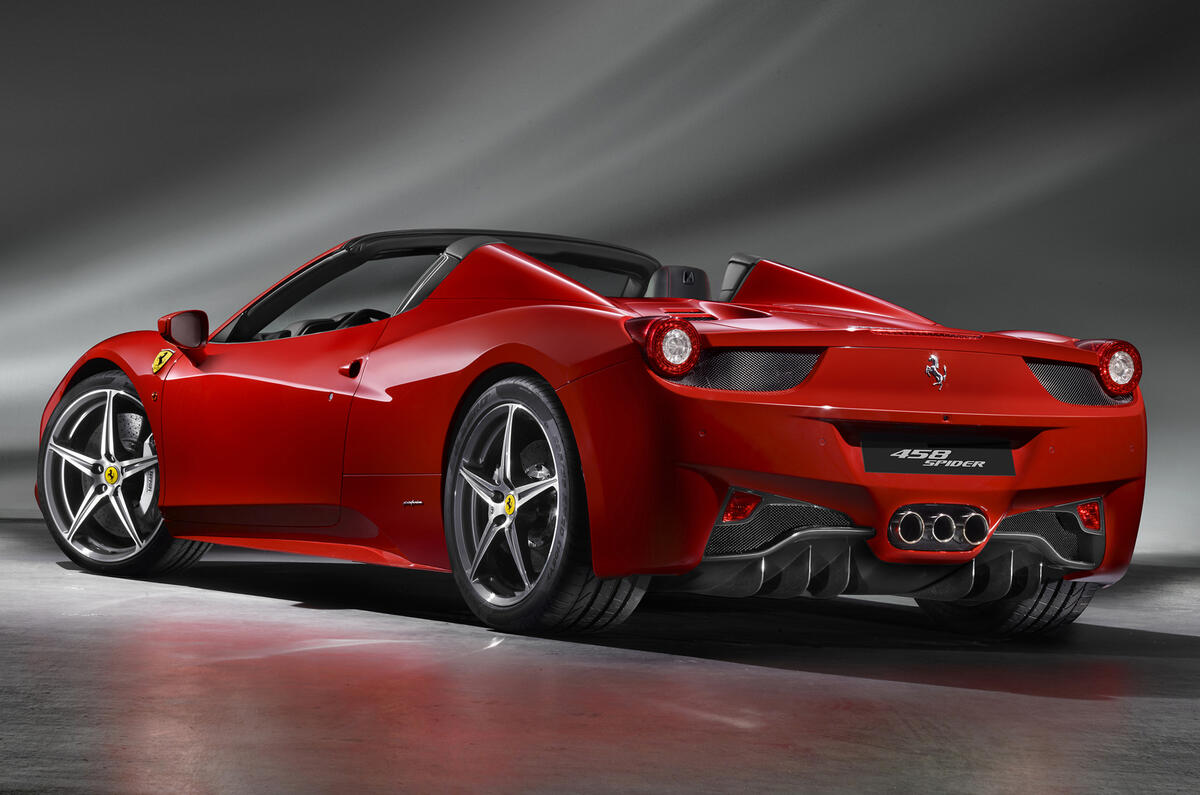 Frankfurt show: Ferrari 458 Spider
