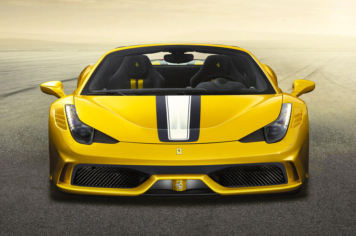 New Ferrari 458 Speciale A revealed at the Paris motor show