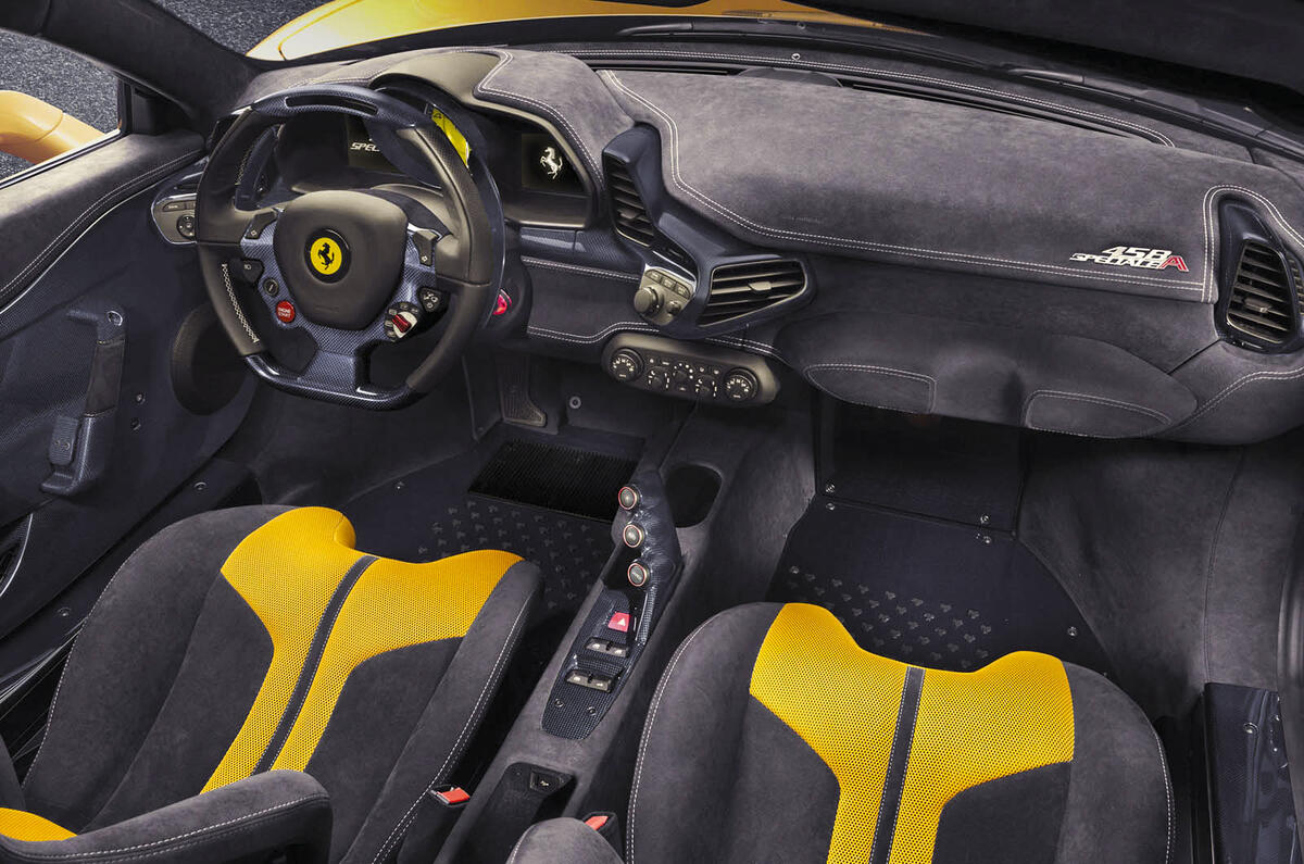 New Ferrari 458 Speciale A revealed at the Paris motor show