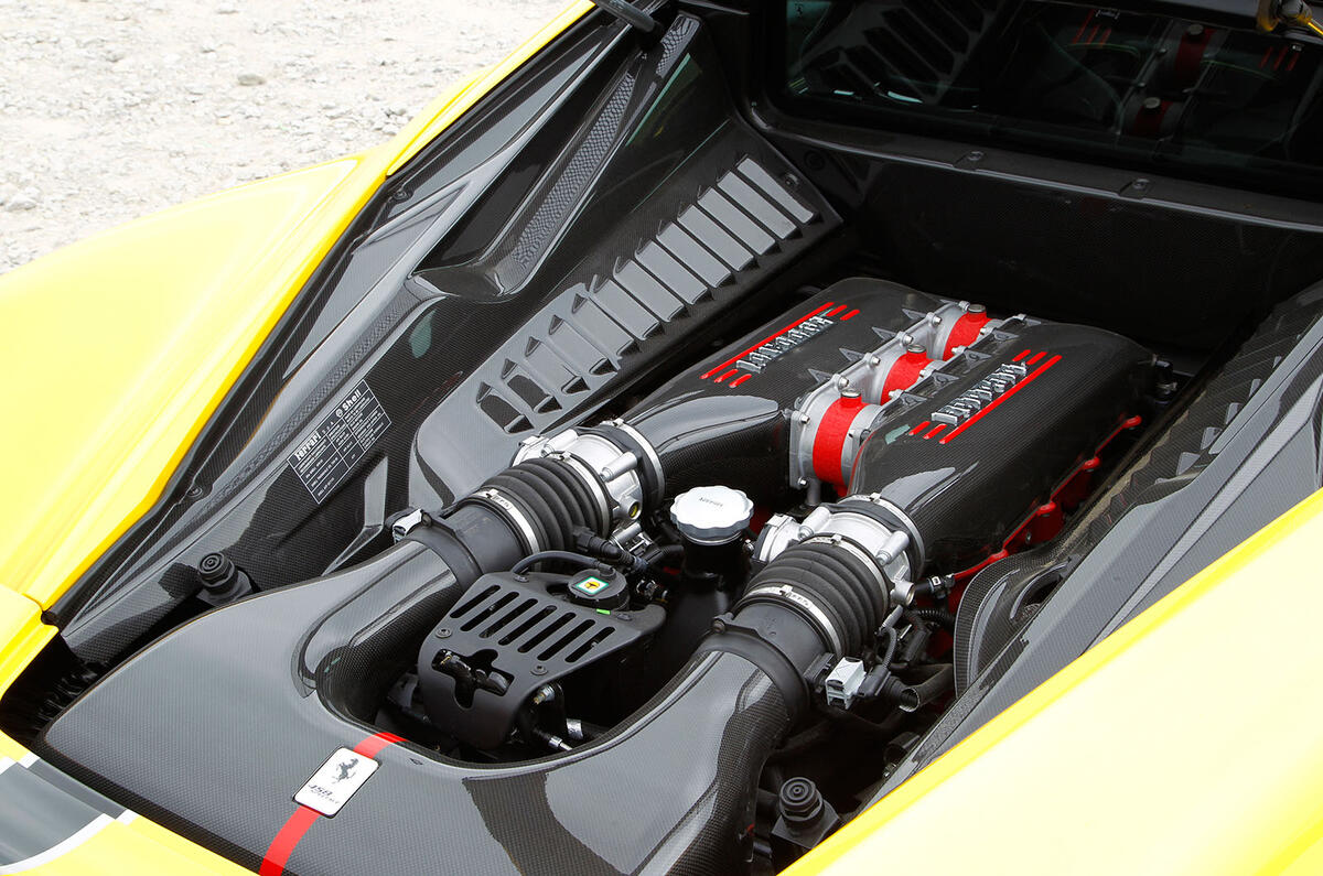 4.5-litre V8 Ferrari 458 Speciale engine
