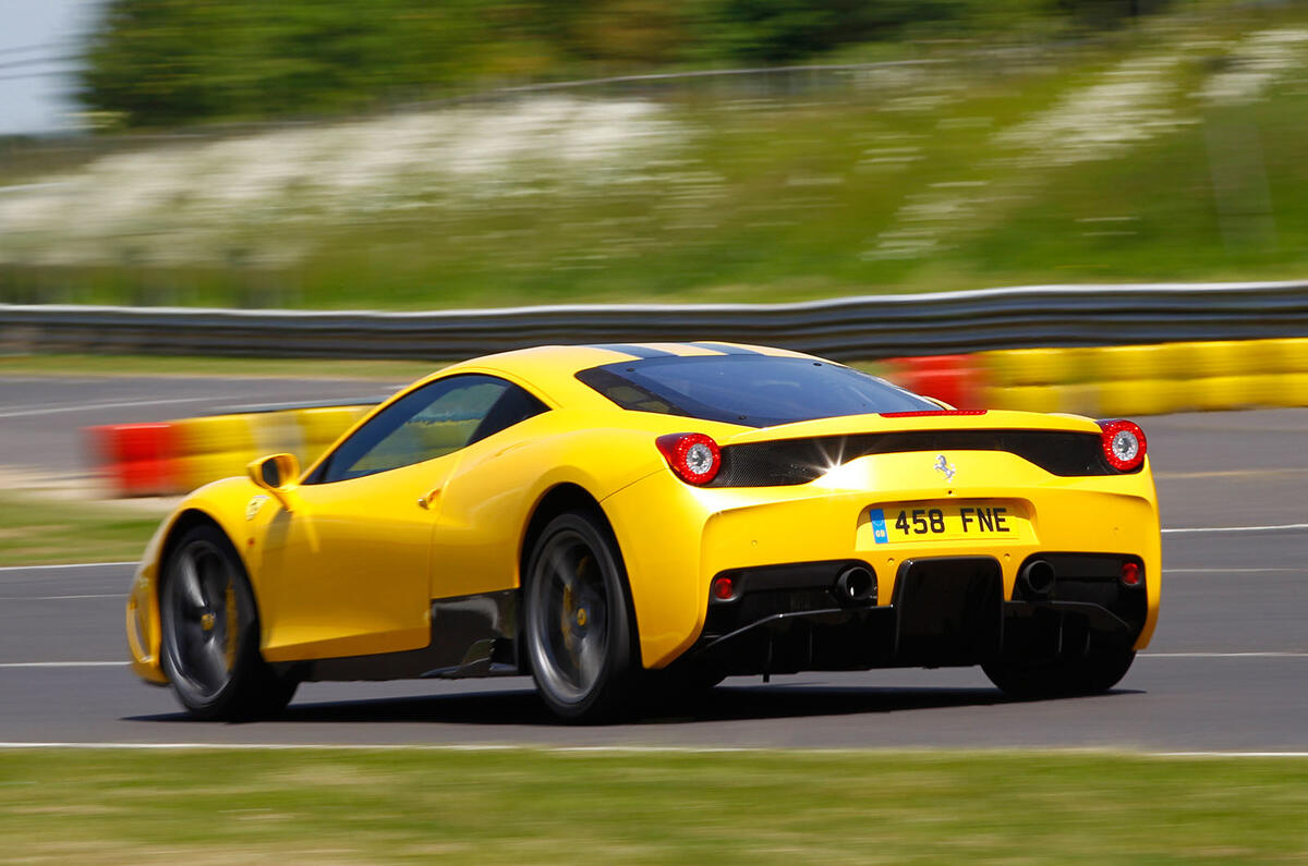 Ferrari 458 Speciale rear
