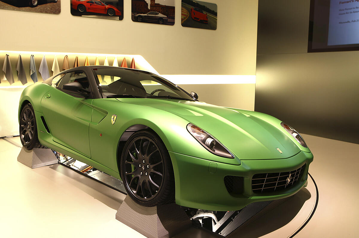 Ferrari 599 hybrid revealed