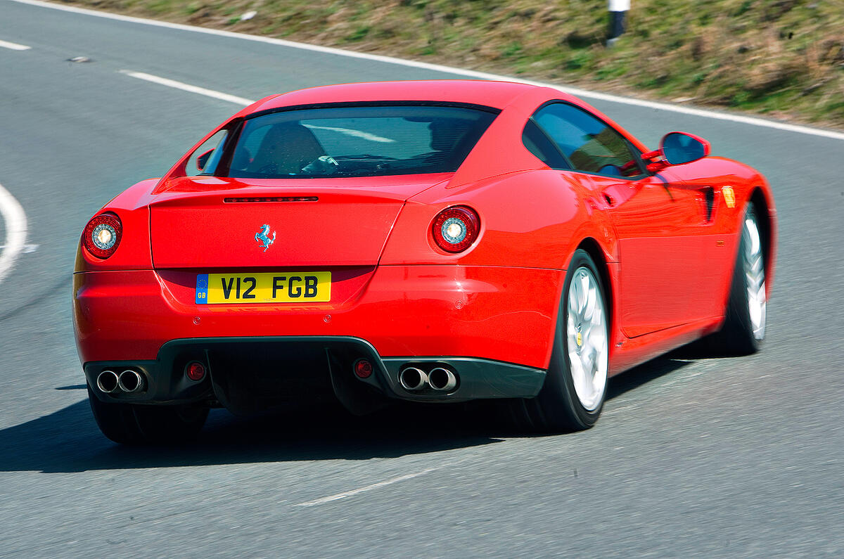 Ferrari 599 rear cornering