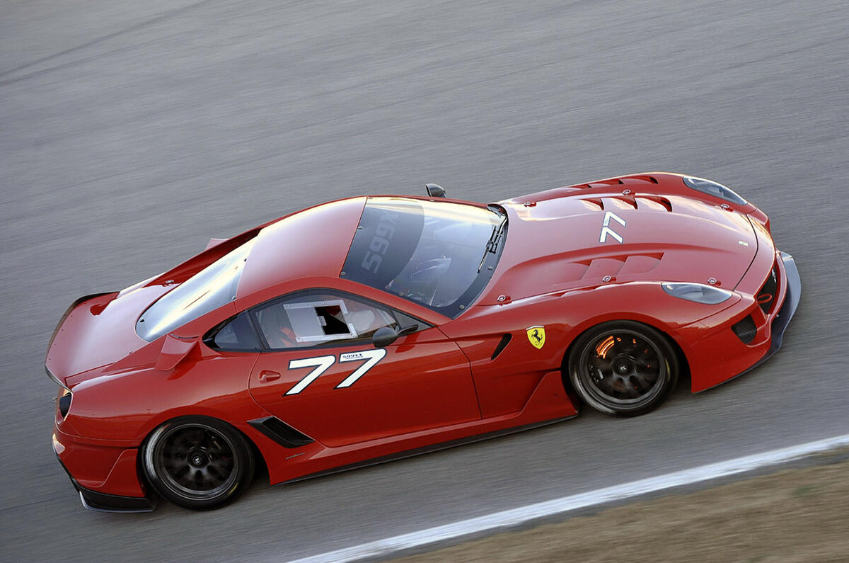 Massa samples Ferrari 599XX
