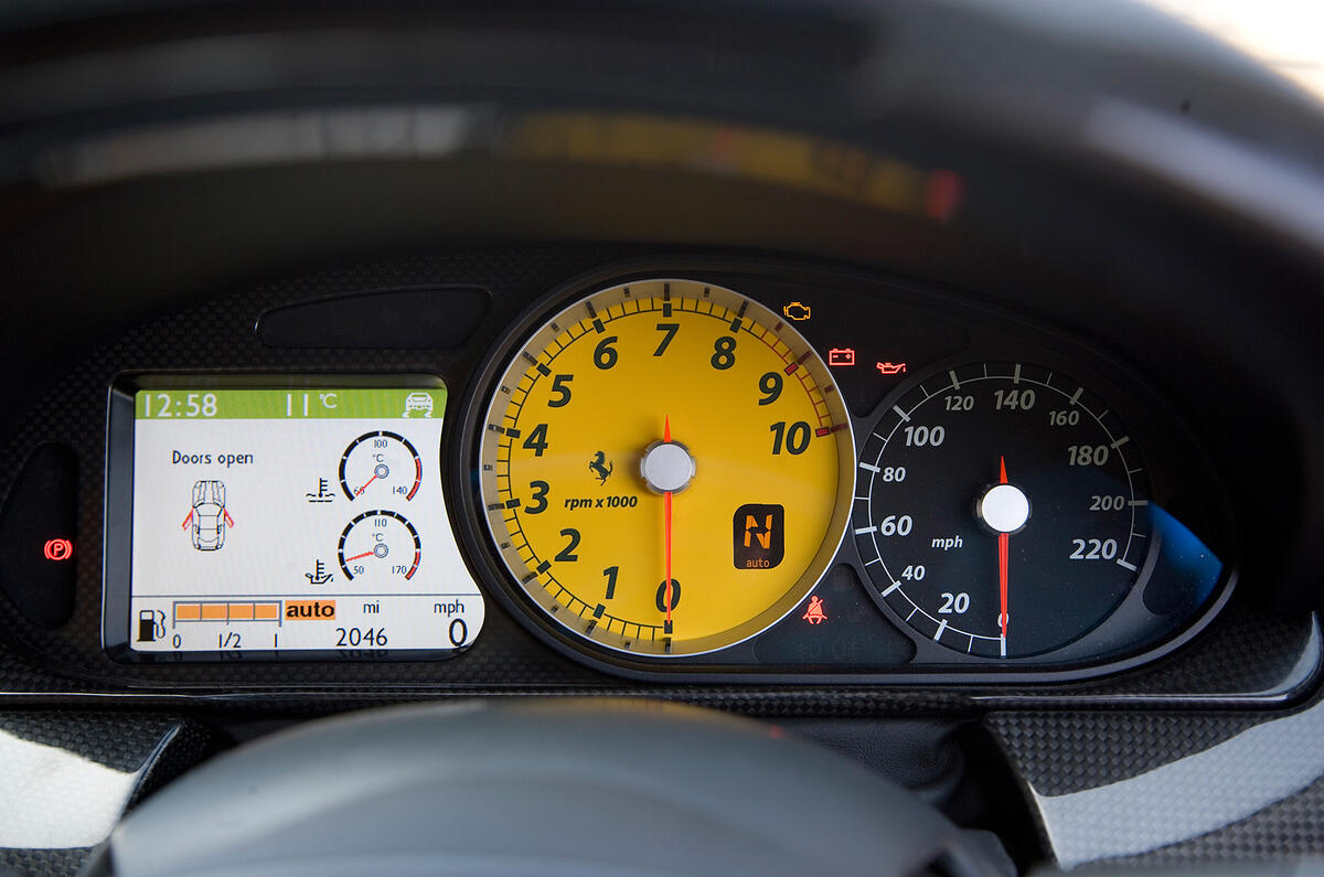 Ferrari 599 instrument cluster