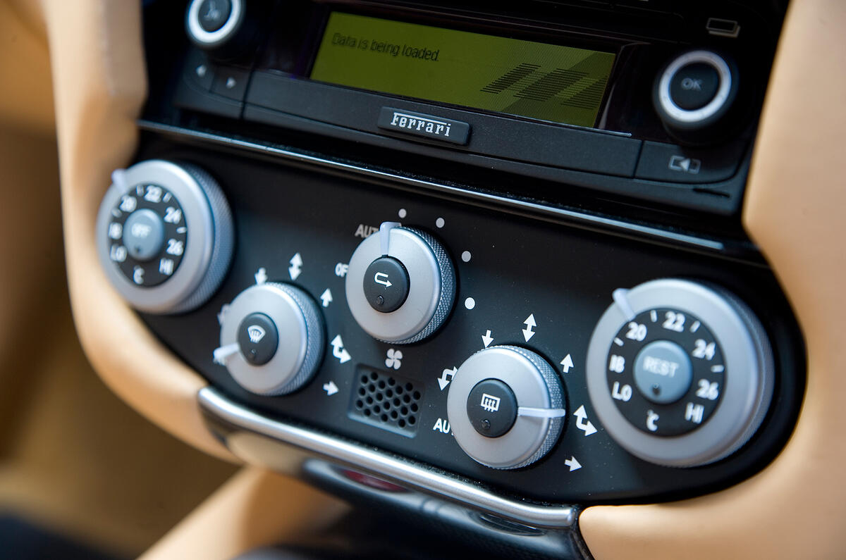 Ferrari 599 climate control switchgear