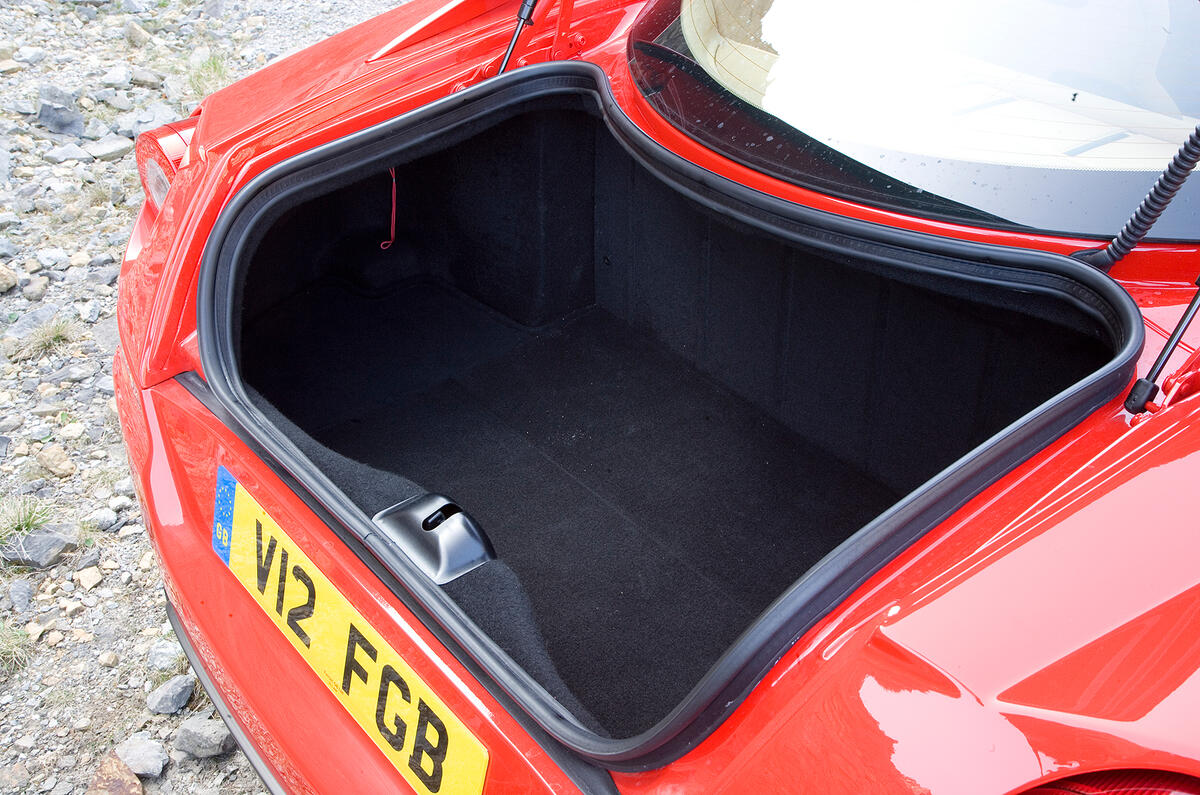 Ferrari 599 boot space