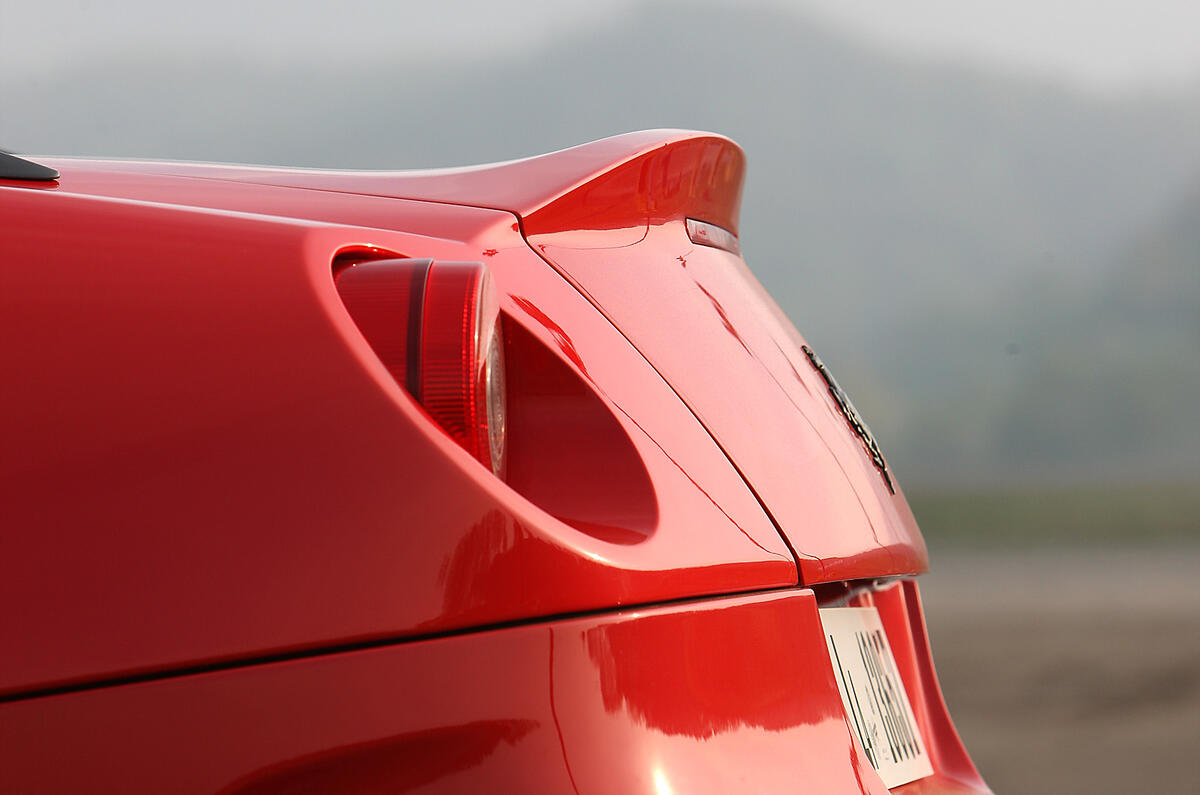 Ferrari 599 GTO rear spoiler