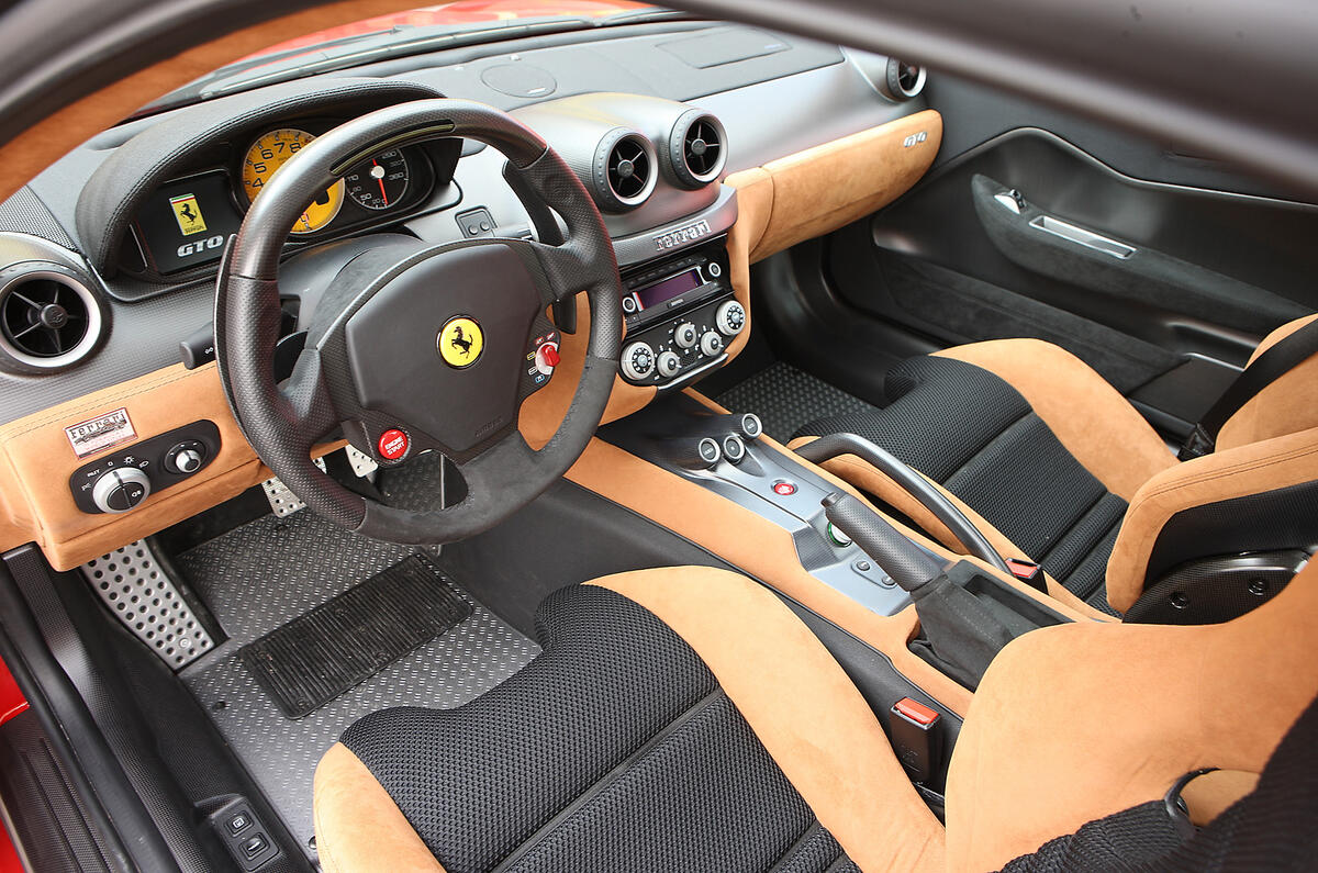 Ferrari 599 GTO interior