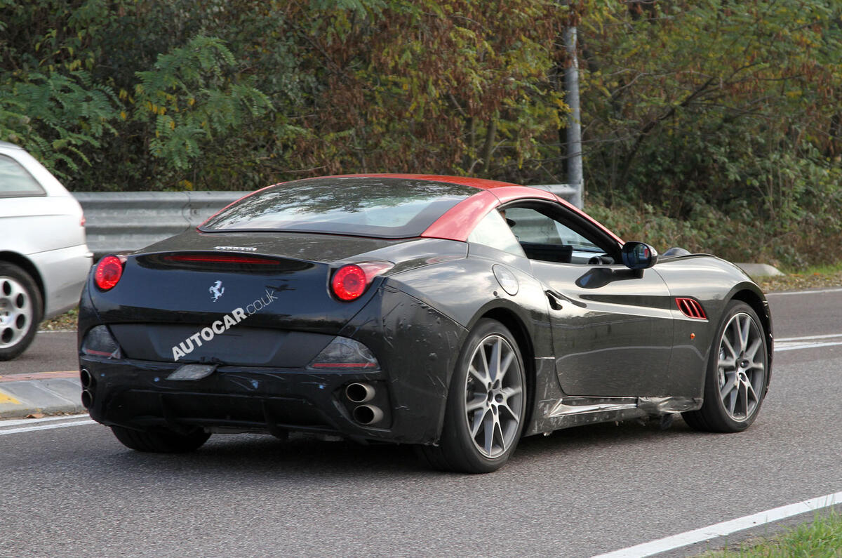 Faster Ferrari California spied Faster Ferrari California spied