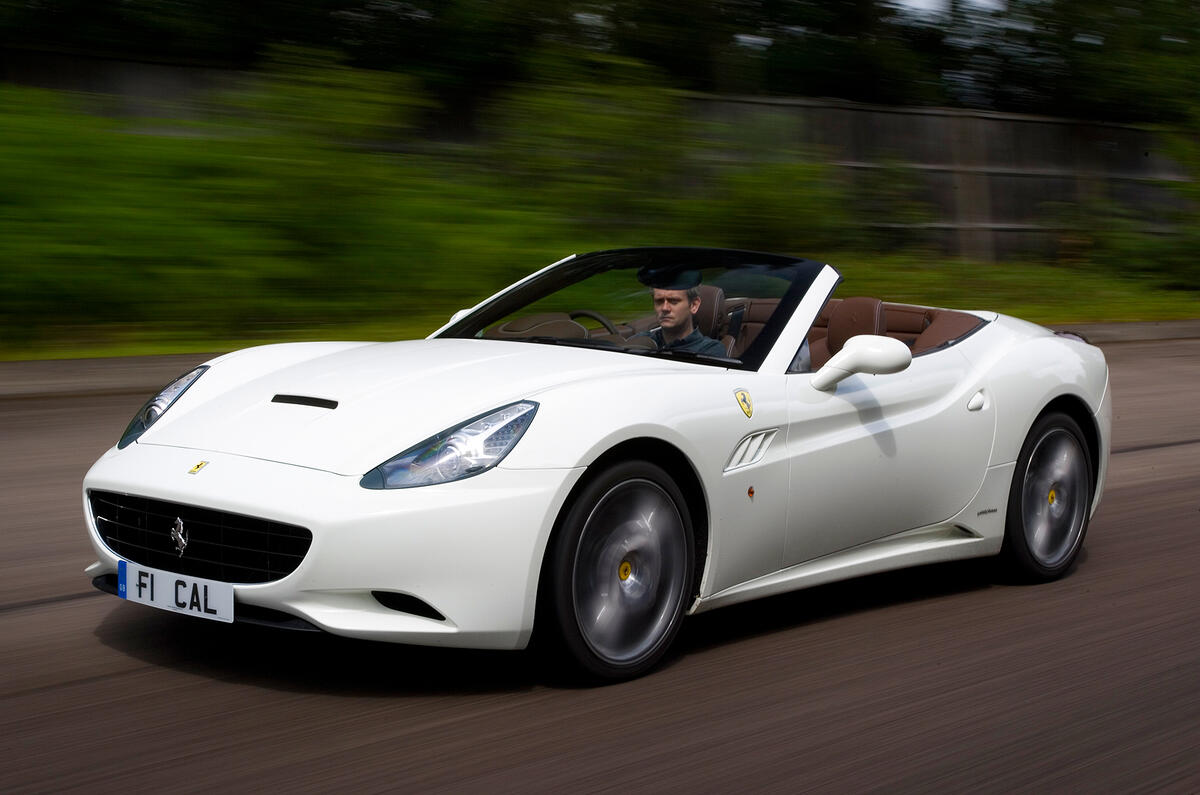 The California can do 0-60 in just 3.8 seconds The 483bhp Ferrari California