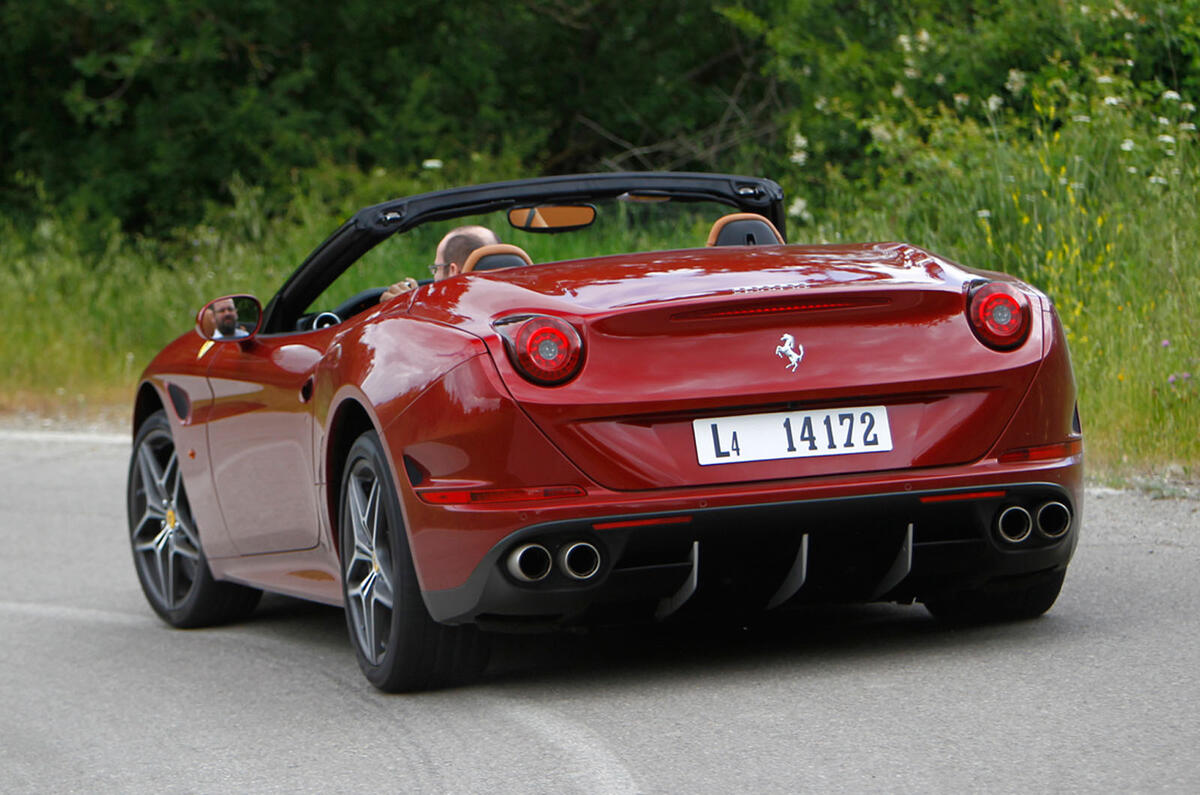 Ferrari California T rear cornering
