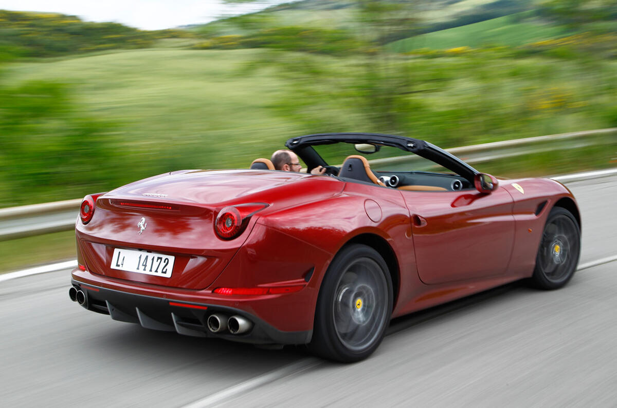 Ferrari California T rear cornering