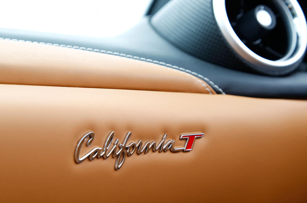Ferrari California T badging