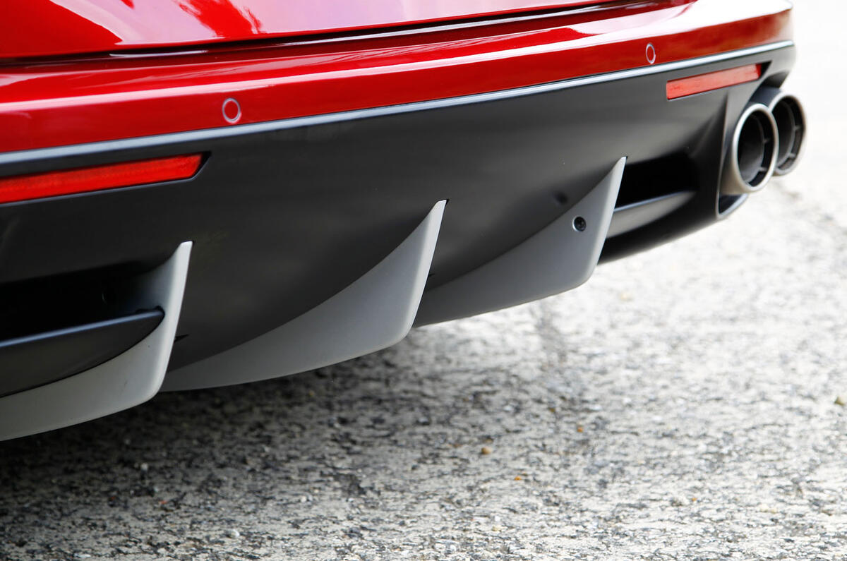 Ferrari California T rear diffuser
