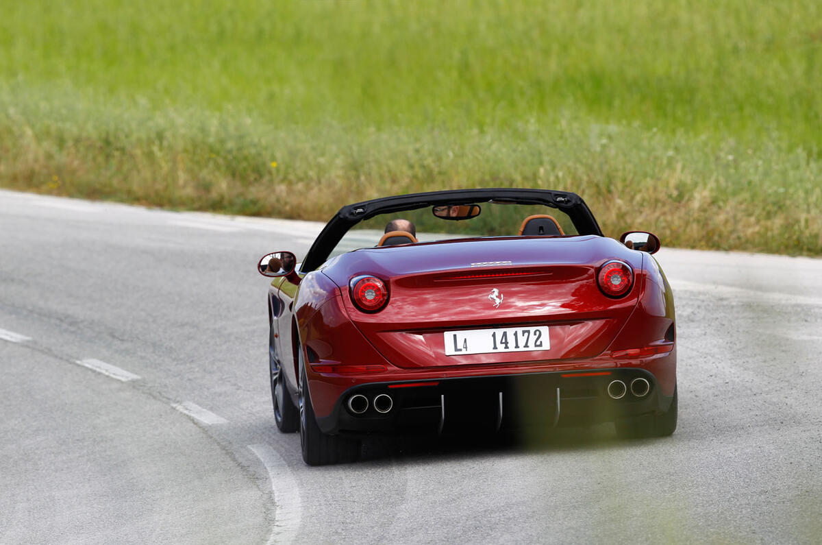 Ferrari California T rear cornering