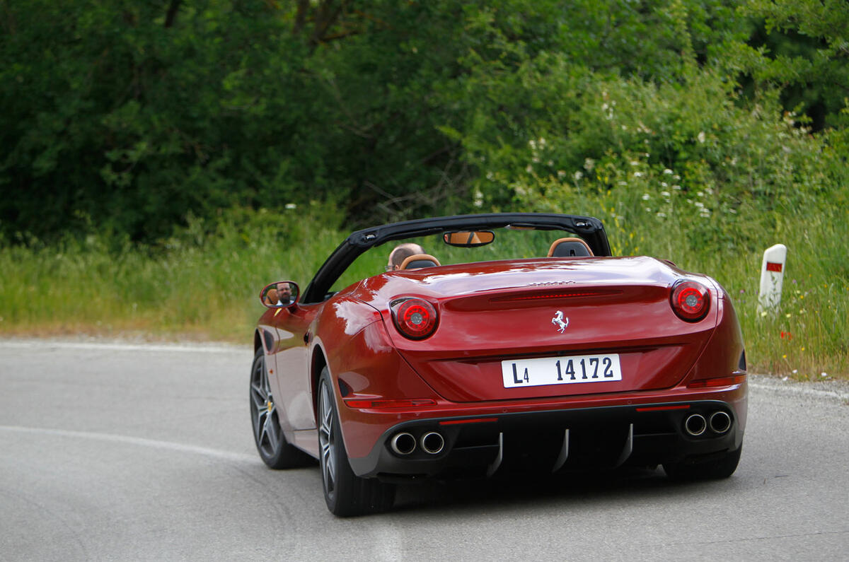 Ferrari California T rear cornering