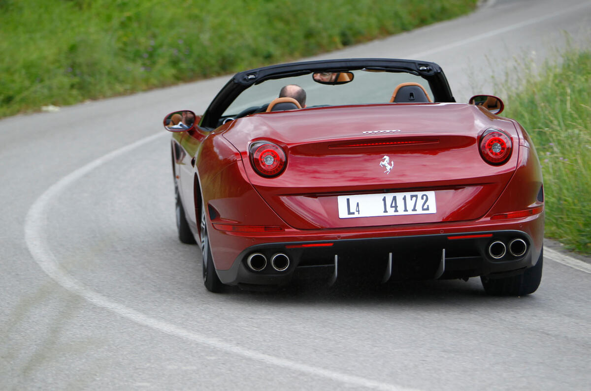 Ferrari California T rear cornering
