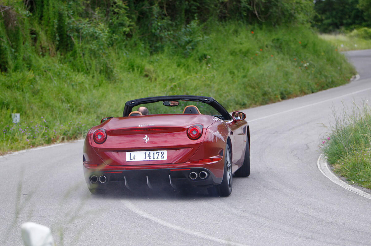 Ferrari California rear cornering
