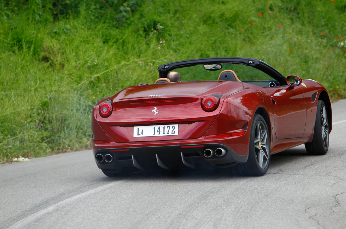 Ferrari California T rear cornering