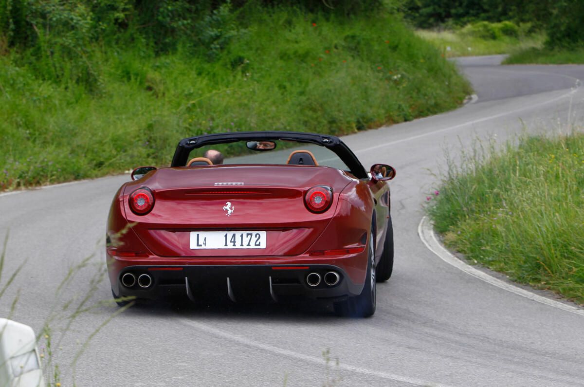 Ferrari California hard rear cornering