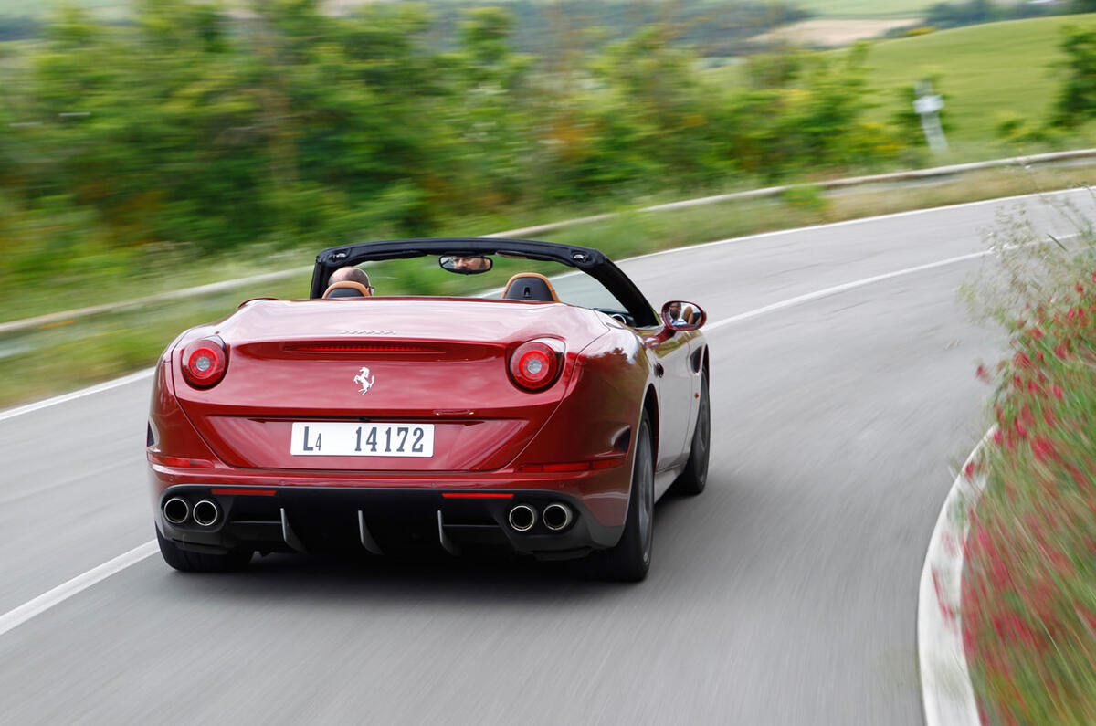 Ferrari California T rear cornering