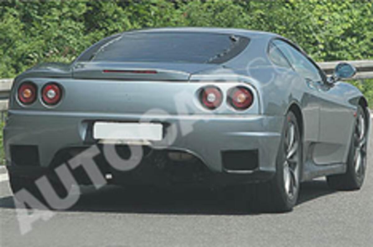 Ferrari test mule snapped
