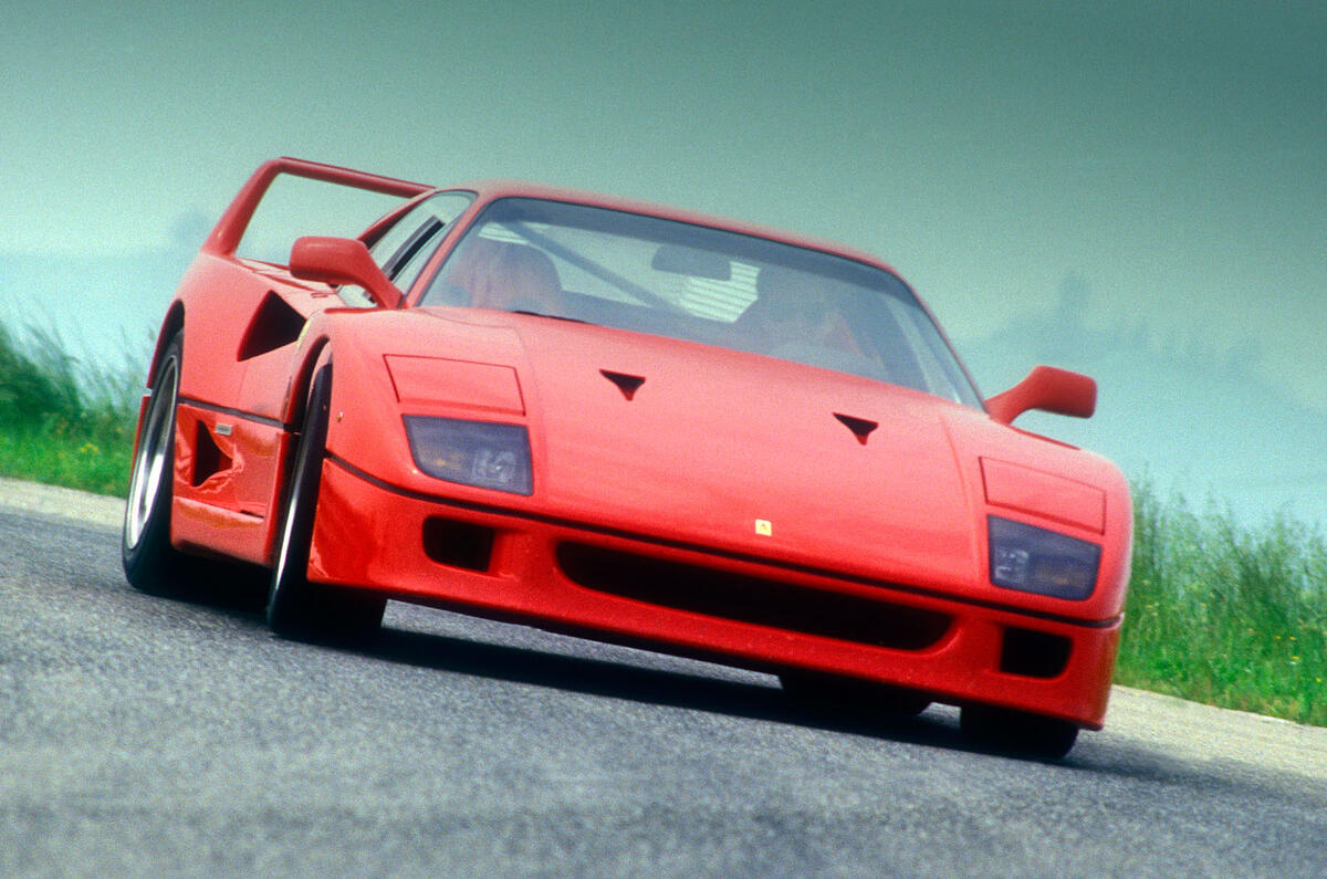 The 478bhp Ferrari F40
