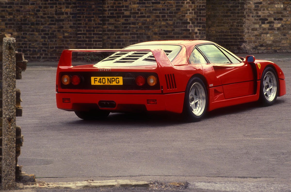 Ferrari F40 rear quarter