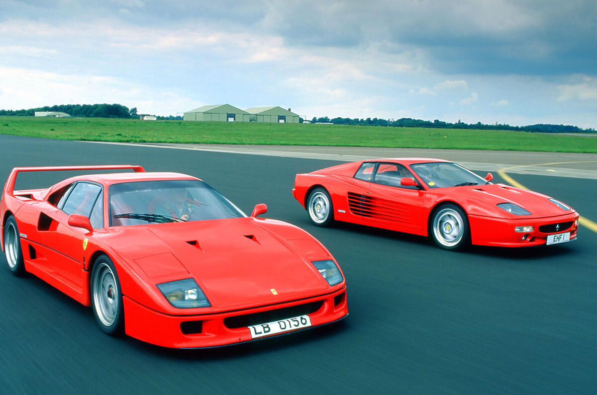 Ferrari F40 and Testarossa