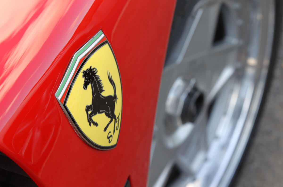 Ferrari badging