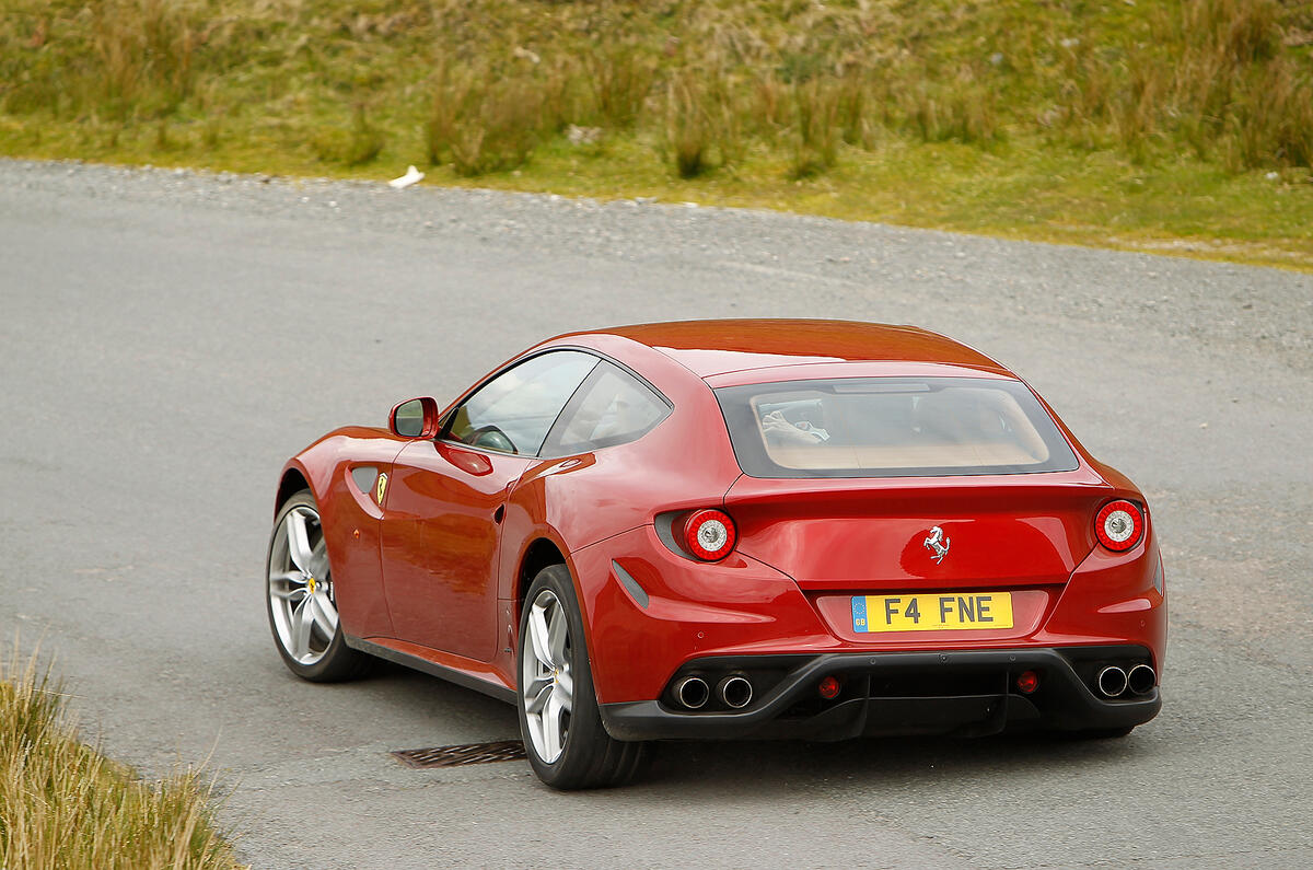 Ferrari FF rear cornering