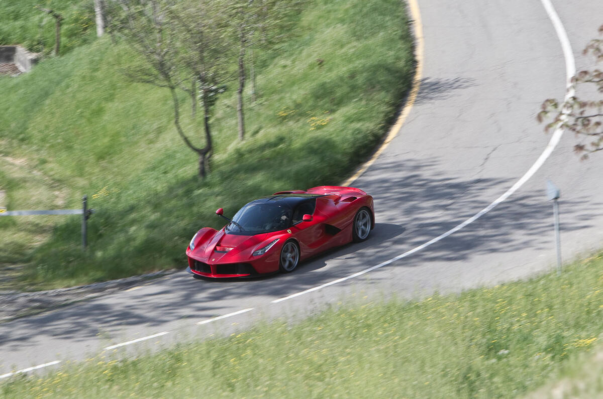 Ferrari LaFerrari cornering